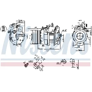 Kompresor, klima-uređaj NISSENS NIS 890552 IC-F4D569