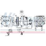 Kompresor, klima-uređaj NISSENS NIS 890578 IC-E39B54