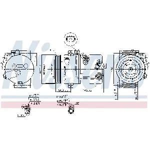 Kompresor, klima-uređaj NISSENS NIS 890578 IC-E39B54