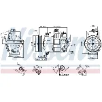 Kompresor, klima-uređaj NISSENS NIS 890632 IC-E51DAF