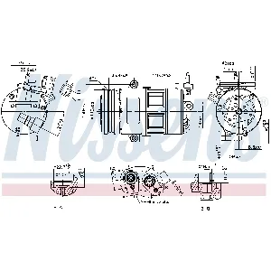 Kompresor, klima-uređaj NISSENS NIS 890639 IC-G07R8C
