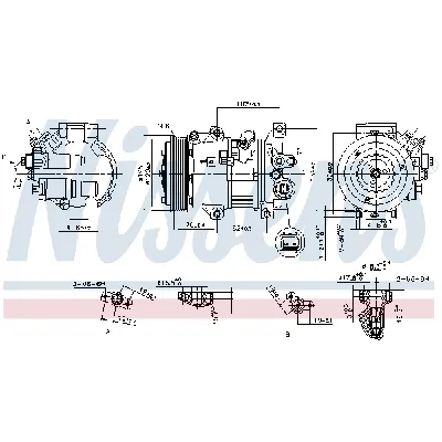 Kompresor, klima-uređaj NISSENS NIS 890650 IC-G05IVY
