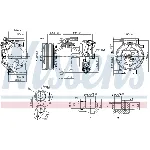 Kompresor, klima-uređaj NISSENS NIS 890653 IC-E5BC70
