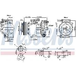 Kompresor, klima-uređaj NISSENS NIS 890653 IC-E5BC70