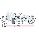 Kompresor, klima-uređaj NISSENS NIS 890685 IC-F7B971