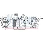 Kompresor, klima-uređaj NISSENS NIS 890687 IC-F633B9