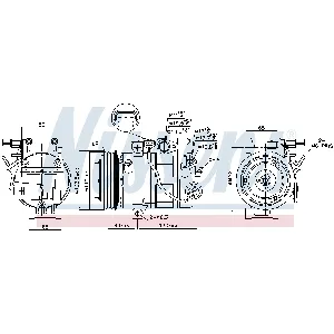 Kompresor, klima-uređaj NISSENS NIS 890687 IC-F633B9