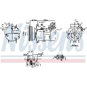 Kompresor, klima-uređaj NISSENS NIS 890776 IC-G0UAEN