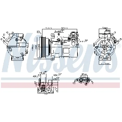 Kompresor, klima-uređaj NISSENS NIS 890776 IC-G0UAEN