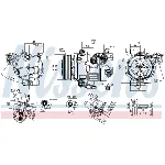 Kompresor, klima-uređaj NISSENS NIS 890791 IC-G0T0NQ
