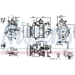 Kompresor, klima-uređaj NISSENS NIS 890792 IC-G0QQ2N