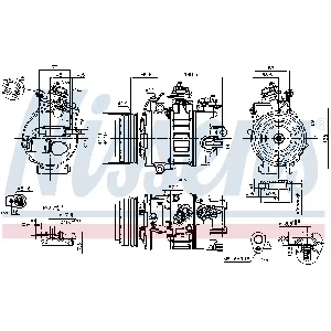 Kompresor, klima-uređaj NISSENS NIS 890792 IC-G0QQ2N