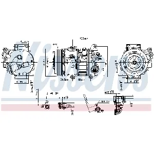Kompresor, klima-uređaj NISSENS NIS 890803 IC-G0QQ2Q