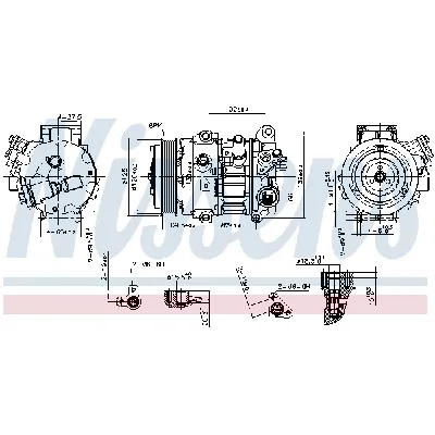 Kompresor, klima-uređaj NISSENS NIS 890803 IC-G0QQ2Q