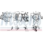Kompresor, klima-uređaj NISSENS NIS 890809 IC-G0QQ2O