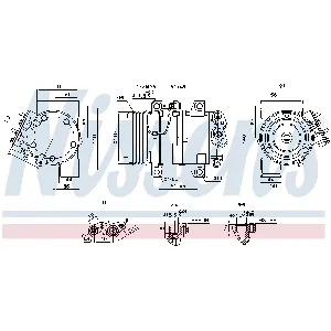 Kompresor, klima-uređaj NISSENS NIS 890874 IC-G0Q9K6