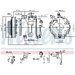 Kompresor, klima-uređaj NISSENS NIS 890882 IC-G0QQ30