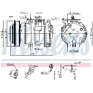 Kompresor, klima-uređaj NISSENS NIS 890882 IC-G0QQ30