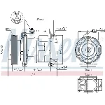 Kompresor, klima-uređaj NISSENS NIS 89097 IC-C5406B