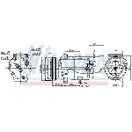 Kompresor, klima-uređaj NISSENS NIS 89101 IC-C5406D