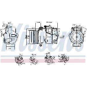 Kompresor, klima-uređaj NISSENS NIS 891031 IC-G0WBH1