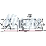 Kompresor, klima-uređaj NISSENS NIS 89122 IC-C54073