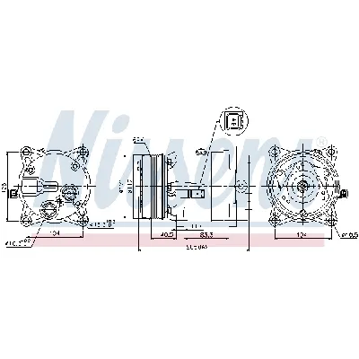 Kompresor, klima-uređaj NISSENS NIS 89122 IC-C54073