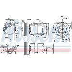 Kompresor, klima-uređaj NISSENS NIS 89191 IC-C5411A