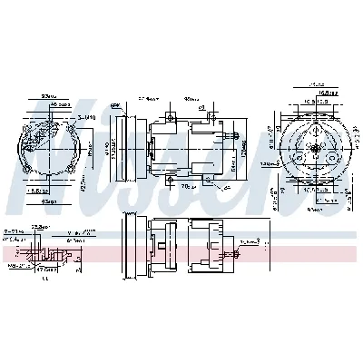 Kompresor, klima-uređaj NISSENS NIS 89191 IC-C5411A