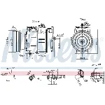 Kompresor, klima-uređaj NISSENS NIS 89232 IC-C54129