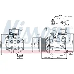 Kompresor, klima-uređaj NISSENS NIS 89246 IC-C540D6