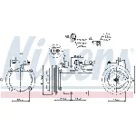 Kompresor, klima-uređaj NISSENS NIS 89282 IC-C540E3