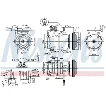 Kompresor, klima-uređaj NISSENS NIS 89291 IC-C540EB