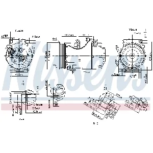 Kompresor, klima-uređaj NISSENS NIS 89388 IC-E51DCD