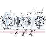 Kompresor, klima-uređaj NISSENS NIS 89404 IC-E32BC8