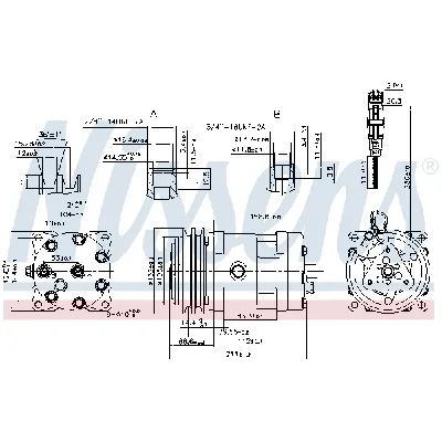 Kompresor, klima-uređaj NISSENS NIS 89472 IC-D99813