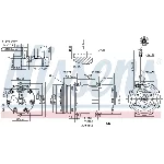Kompresor, klima-uređaj NISSENS NIS 89473 IC-D99814