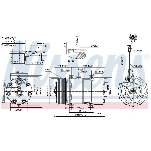 Kompresor, klima-uređaj NISSENS NIS 89473 IC-D99814