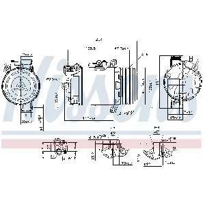 Kompresor, klima-uređaj NISSENS NIS 89483 IC-E51DD8
