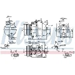 Kompresor, klima-uređaj NISSENS NIS 89496 IC-DED9D0