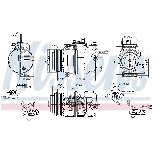 Kompresor, klima-uređaj NISSENS NIS 89496 IC-DED9D0