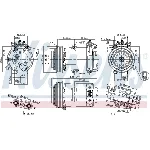 Kompresor, klima-uređaj NISSENS NIS 89569 IC-E1DCE8