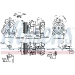 Kompresor, klima-uređaj NISSENS NIS 89585 IC-E0B7B6