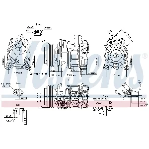 Kompresor, klima-uređaj NISSENS NIS 89585 IC-E0B7B6