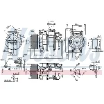 Kompresor, klima-uređaj NISSENS NIS 89595 IC-D8F178