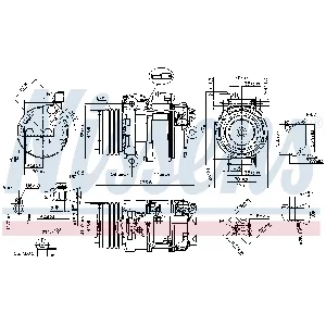 Kompresor, klima-uređaj NISSENS NIS 89595 IC-D8F178