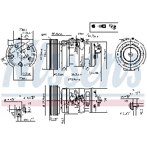 Kompresor, klima-uređaj NISSENS NIS 89609 IC-D48397