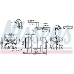 Kompresor, klima-uređaj NISSENS NIS 899927 IC-D74291