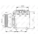 Kompresor, klima-uređaj NRF NRF 32049 IC-C2FE1A