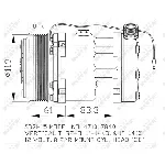 Kompresor, klima-uređaj NRF NRF 32132 IC-D60C05